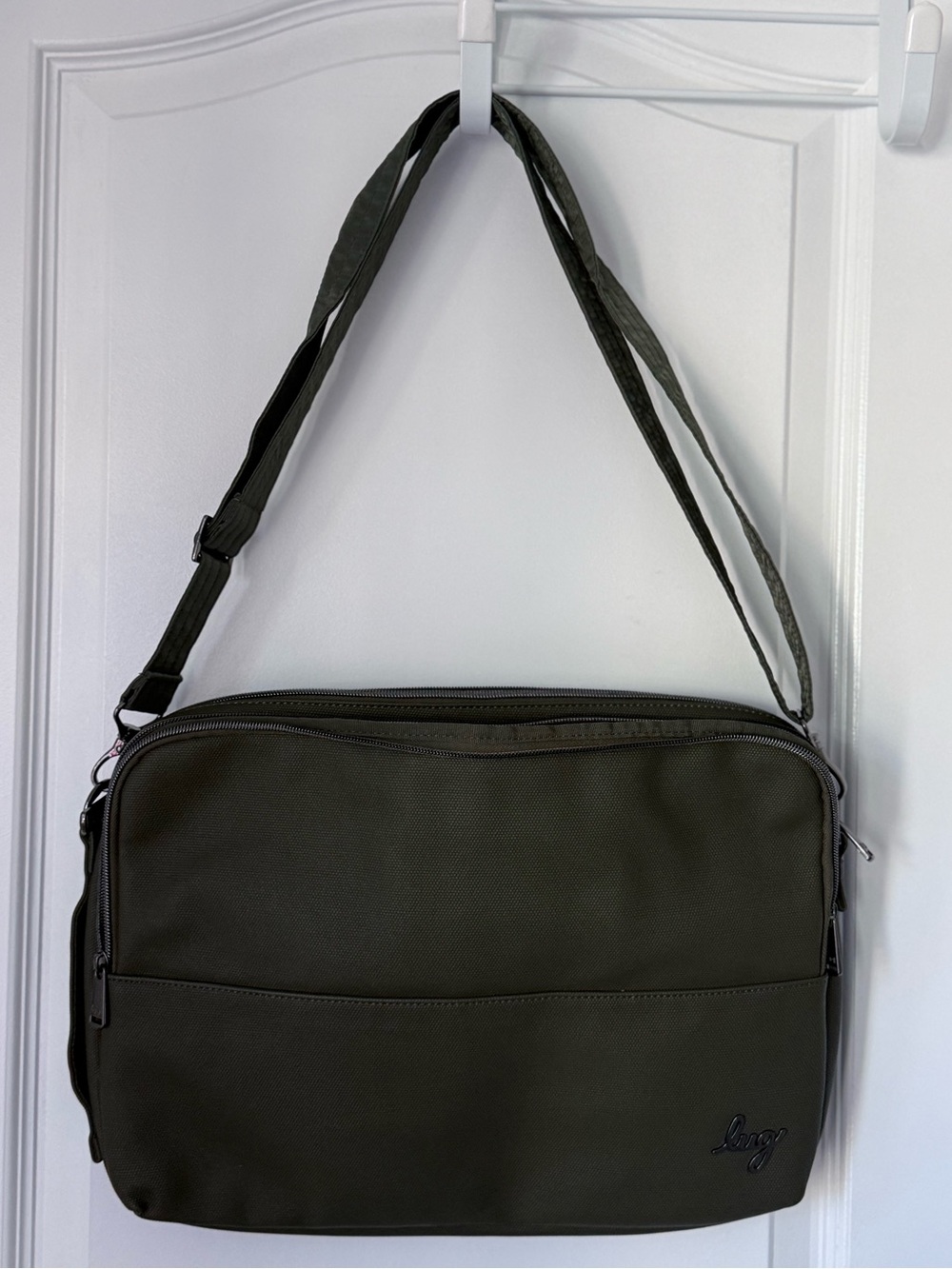 Lug Olive Green Men's Messenger Bag - Adjustable Strap